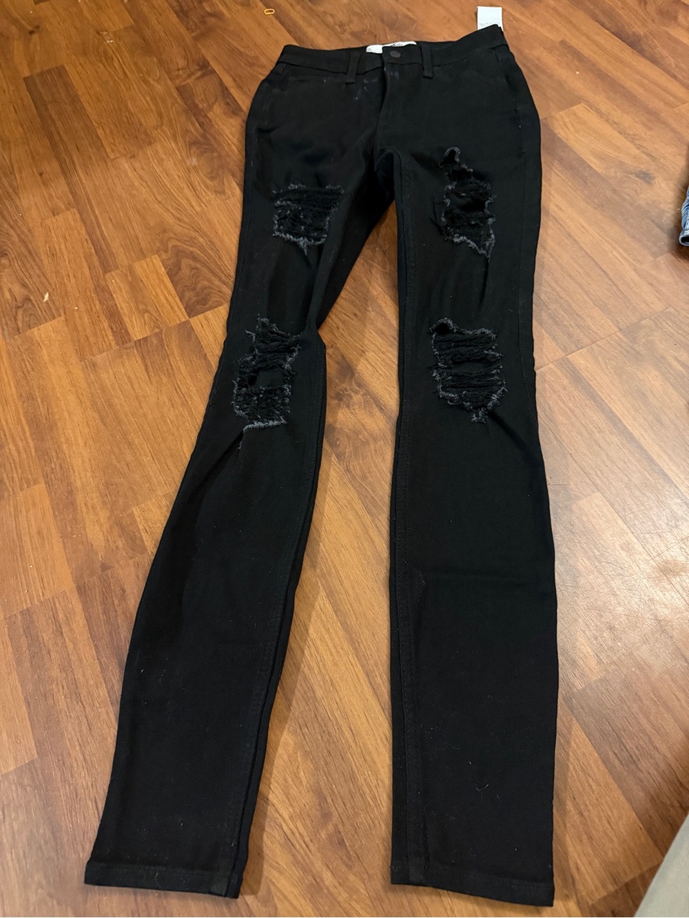 Hollister Black Ripped Skinny Women's Jeans